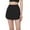 Black, variant on XuJwPNcy Women's Tennis Skirt High Waisted Golf Skirts Athletic Skorts for Ladies Workout Solid with Shorts Pockets