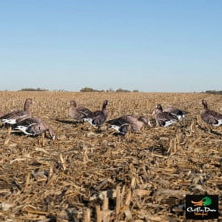 GHG Decoy Systems Pro Grade Silhouette Specklebelly Goose Decoys 12 Pack