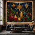 thumbnail image 6 of Pink Ornaments and Wrapped Presents Tapestry, 6 of 7