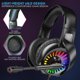 thumbnail image 5 of Cshidworld Audífonos para Juegos con Micrófono, Audífonos para Juegos sobre la Oreja para PC, Xbox One, Audífonos con Cancelación de Ruido y Sonido Envolvente Estéreo 7.1, Almohadillas de Memoria Sua, 5 of 7