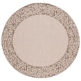 thumbnail image 2 of Safavieh Courtyard Regent Oriental Indoor/Outdoor Area Rug, Natural/Brown, 6'7" x 6'7" Round, 2 of 9