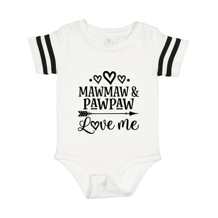

Inktastic Mawmaw and Pawpaw Love Me Gift Baby Girl Bodysuit