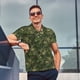 thumbnail image 4 of Balery Green Camouflage Skull Camisa Polo de Hombre con Estampado, de Manga Corta y Tejido Medio, Camisa Tipo Golf Polo-Large, 4 of 6