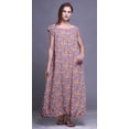 thumbnail image 2 of Bimba Robe de Nuit Imprimée pour Femmes en Rayonne Longue Maxi Robe de Sommeil Robe de Nuit, 2 of 4
