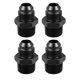 thumbnail image 1 of 4uds AN8 Macho 1/2" NPT Macho Coche Resplandor Reductor Manguera Conexión Negro, 1 of 1