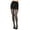 Black, variant on Diamond Pattern Swirl Cotton Blend Women's Sweater Tights - Womens - Female (Small/Medium, DenimHeather)
