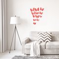 thumbnail image 6 of 24 Pcs 3D Butterfly Wall Stickers Butterfly Removable Sticker Art Decals for Home and Room Decoration Red, 6 of 7