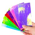 thumbnail image 5 of 8Pcs/Set Aurora Dazzling Nail Stickers Colorful Transfer Paper Candy Color DIY Nail Art Decals, 5 of 9