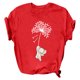 thumbnail image 2 of Pntutb Blusa informal de manga corta con estampado de moda de verano para mujer Pntutb Pntutb-5533, 2 of 4