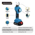 thumbnail image 3 of 1500W Cordless Pruner Electric Pruning Shear Fruit Tree Bonsai Branches Cutter Landscaping Tool ,High Efficiency, 3 of 6