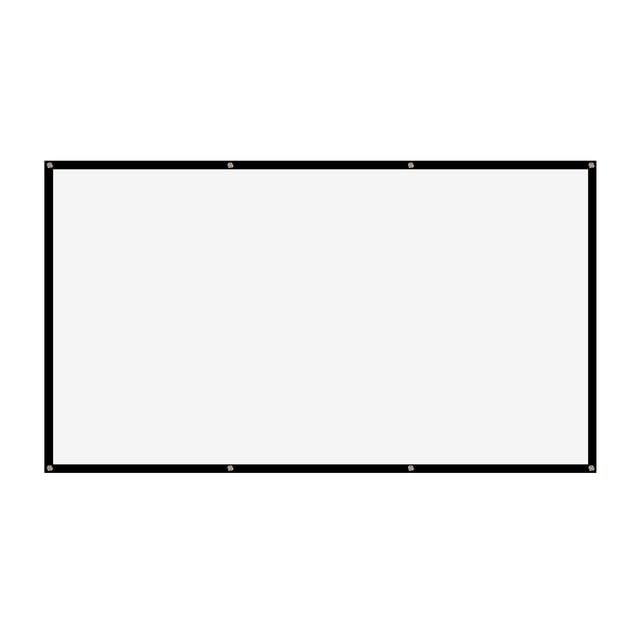 HD Projector Screen, 100 Inch Easy Installation Wide Display Range Immersive Viewing Experience Soft Foldable Projector Screen For Indoor For Exhibitions
