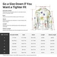 thumbnail image 5 of Gaeub Wildflowers Men's and Women's UPF 50+ Long-Sleeved Sun Protection Clothing, Fishing Shirt Long Sleeve Zip-X-Large, 5 of 7