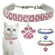 thumbnail image 5 of Billuyoard Collar de 3 piezas para mascotas, collar con colgante de diamantes de imitación de cristal, moda de fiesta, suministros de joyería de Ropa para mascotas L, 5 of 6