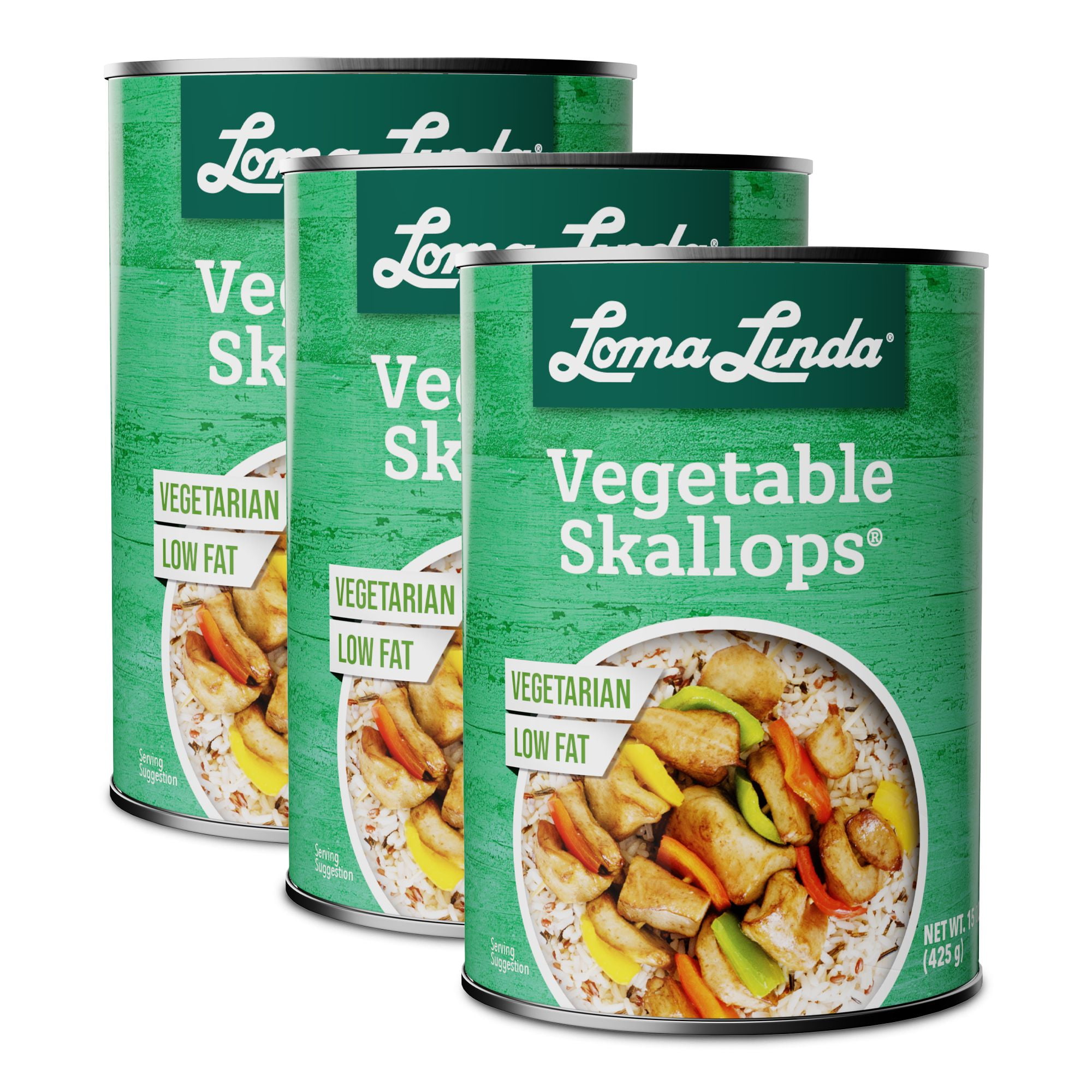Loma Linda Vegetable Skallops (15 oz.) (Pack of 3) Walmart