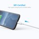 thumbnail image 2 of Lot de 3 Câble Lightning Chargeur 2m, Fil Lightning Charge Compatible avec 11 12 13 Pro XS Max XR X 8 7 6s 6 Plus 5 Se Chargeur iPad, Cordon Blanc Kuyhfg Bienvenido a Kuyhfg, 2 of 5