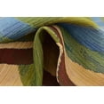 thumbnail image 4 of Unique Loom Outdoor Modern Collection Area Rug - Babbling (2' 7" x 5' 3" Runner Beige/Blue), 4 of 7