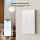 thumbnail image 5 of Interruptor Táctil Inteligente Zigbee de 110-240 V, Estilo Cóncavo 2.5D, Repetidor de Señal Zigbee 3.0, Compatible con y Home, 4 Unidades., 5 of 5