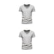 thumbnail image 1 of Sonducket Ropa africana cultural para entusiastas de la moda masculina algodón expresivo hombres africanos traje tradicional manga corta gris gris claro s,1 2Conjunto, 1 of 6