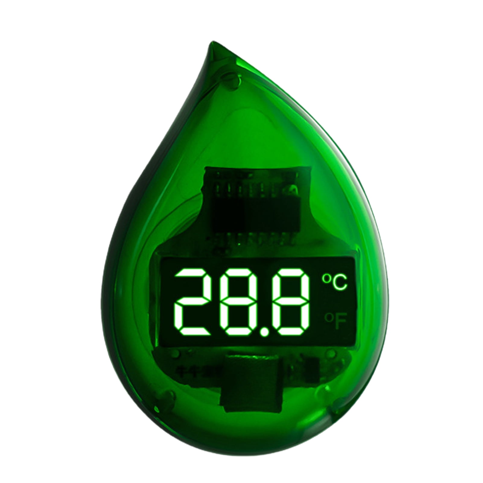 Aquarium Thermometer, Fish Tank Thermometer with Large LCD Display, Stickon Tank Temp Sensor