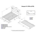 thumbnail image 4 of Pemberly Row Lit Plateforme Gigogne Complet en Blanc, 4 of 4