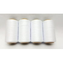 Teamwork SPUN POLYESTER SERGER & QUILTING THREAD - WHITE STANDARD SIZE 27 - 4000 YARDS