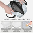 thumbnail image 3 of Naloa Fitness Guru Print Lunch Bag for Women & Men Insulated Lunch Box or Cooler Lunch Tote Bags for Work, Travel, Outdoor, 3 of 5