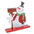 thumbnail image 2 of Adornos Navideños de para Adornos de Escritorio de , También Ser Adorno Colgante para Cualquier 185x145mm Sunnimix navidad muñeco de nieve de madera santa, 2 of 8
