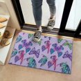 thumbnail image 2 of Purple Butterfly Colorful Pattern Door Rugs,Washable Non Slip Door Mats Indoor,Decorative Door Mats,Entry Mat Indoor for Entrance,Bedroom,Kitchen,Bathroom,16"x24", 2 of 6