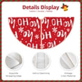 thumbnail image 3 of KLL Christmas Tree Skirt,Party Decorations Farmhouse for Christmas Decorations Holiday Party 36" -Hohoho, 3 of 6