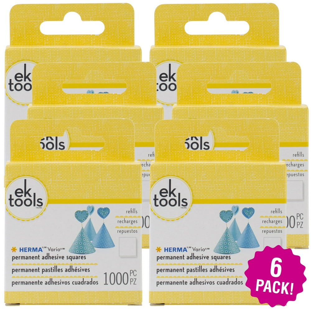 EK Tools HERMA Vario Permanent Adhesive Tab Refill 1000 count