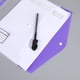 thumbnail image 5 of Bolsa Transparente para Carpetas de Hojas Sueltas A4 | Bolsa de Plástico con 11 Orificios | Organizador de Documentos Multicolor con Cierre a Presión | Carpeta de Oficina Resistente para Recibos, Fac, 5 of 6
