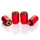 thumbnail image 1 of CHAO 4 Uds. Cubiertas de válvula de coche personalizadas con forma de girasol rojo cubiertas de válvula de coche de Metal para muchos accesorios de neumáticos de coches, 1 of 4