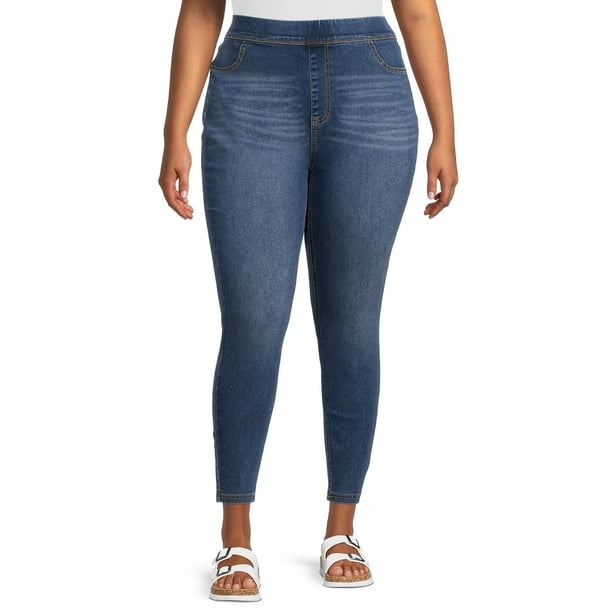 Terra & Sky Women's Plus Size Jeggings Jeans - Walmart.com