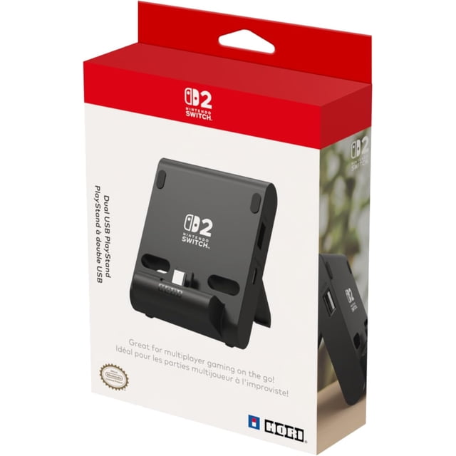 Hori - Soporte USB doble - Nintendo Switch 2