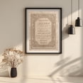 thumbnail image 2 of Arabic Islamic Calligraphy Ayat Al-Kursi Canvas Painting Print Wall Art for Living Room Bedroom Decoration Frameless, 2 of 7