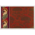 thumbnail image 2 of Maurice Pillard Verneuil 24x18 Black Ornate Framed Double Matted Museum Art Print Titled: Cacatoes, Border. Dogs, Kids and Marcassins, Embossed and Gilded Leather (1897), 2 of 5