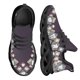thumbnail image 1 of Zapatos planos con estampado de dientes enrejados de dibujos animados para mujer, zapatillas informales de malla transpirable para mujer, 1 of 6