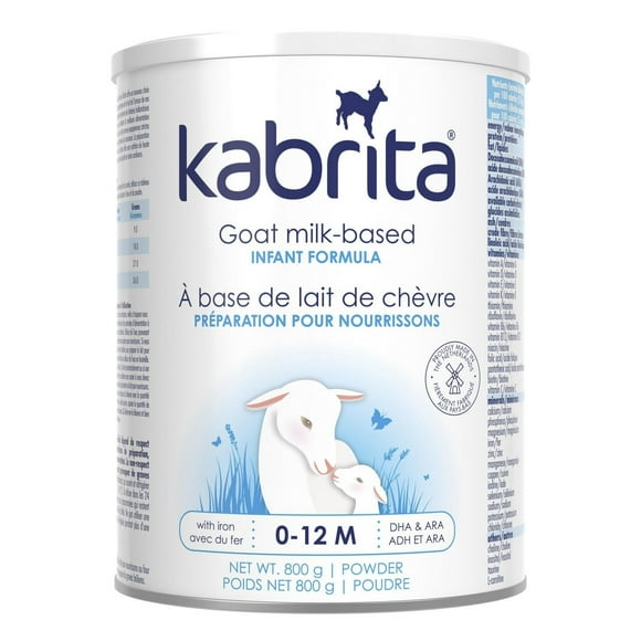 Kabrita Goat Milk Infant Formula, 0-12 mois, 800g Nutrition Complète Pour Nourrissons