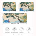 thumbnail image 2 of Yayeee Pillowcase King Size Set of 2 Satin Wrinkle Resistant Pillow Case, Large Pine Tree, 2 of 7