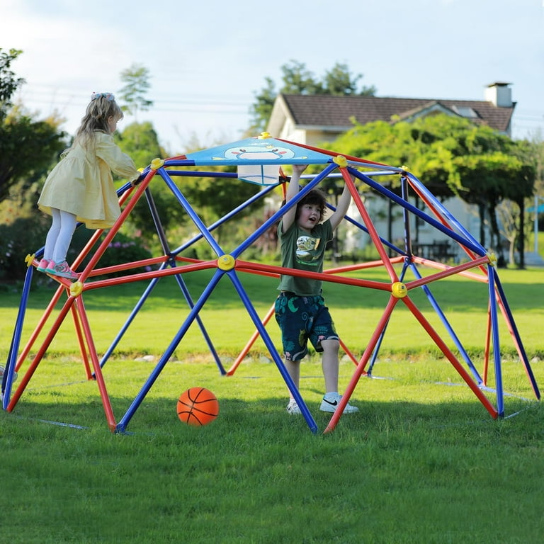 Zupapa 10FT Dome Climber, Supports 1000lbs, Outdoor Playset for