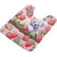 thumbnail image 4 of GZHJMY Bathroom Rug Koala Strawberry Soft and Absorbent Bathroom Carpet Non-Slip Machine Washable Plush Bath Floor Rug Door Mat for Bathtubs, Toilet,Kitchen, 16x24 in Carpet Runner, 4 of 6