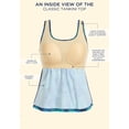 thumbnail image 3 of Swimsuits for All Women's Classic Tankini Top, 3 of 3