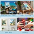 thumbnail image 6 of Qoosea 4 pack Framed Paint by Numbers Kit for Adults with Wooden Easel, Paint by Number Kits with Frame, Paint Set, Home Decor Wall Decor 9*12 inch, 6 of 9