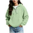 thumbnail image 2 of Women's 1/4 Zipper Sweaters, Loose Pullover Hoodies with Pockets, Fashion Sweater for Fall and Winter, 2 of 8