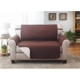 thumbnail image 1 of 212 Main LSCT-101 Love Seat Furniture Protector, Chocolate & Tan, 1 of 1