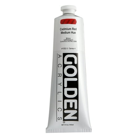 Golden� Heavy Body Acrylic, 5 oz., Cadmium Red Medium Hue
