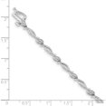thumbnail image 3 of 14K White Gold Diamond Bracelet (Width 5) (Length 7) - Jbsp, 3 of 5