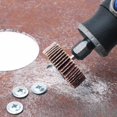 thumbnail image 2 of AUTOTOOLHOME Paquete de 10 lijadora de rueda abrasiva de grano 80 vástago de 1/8 pulgadas para taladro pulido ruedas de lijado herramienta rotativa, 2 of 5