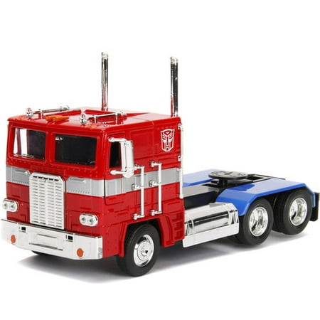 Transformers G1 Optimus Prime Truck with Robot on Chassis Die-cast