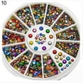thumbnail image 2 of Jiaroswwei Colorful Shiny Nail Art Decoration Wheel Colorful Star DIY Manicure Accessory, 2 of 8